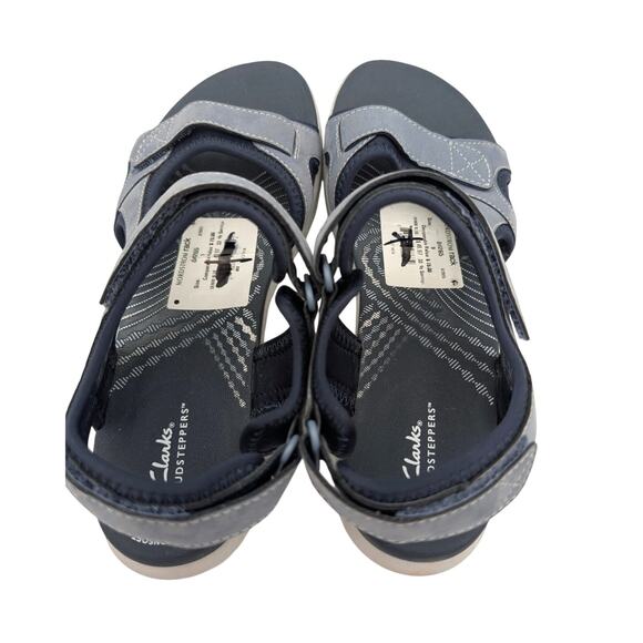 Clarks Cloudsteppers Mira Bay Women's Sport Sandals Denim Blue Size US9 EU40 - Picture 5 of 12